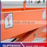 Four Wheels Mini Mobile Scissor Platform Lift From China thumbnail-4