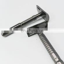 Wholesale Custom Cooper Brass Handle Classic Safety Shaving Foldable Razor for Men and Women thumbnail-1