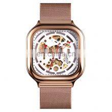 Luxury SKMEI 9184 Automatic Movement Stainless Steel Mechanical Watch for Men thumbnail-2