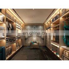 Modern U Shaped High Quality Wardrobes Closets With LED Light thumbnail-4