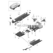 OEM 95B825206A 95B825206D Under Engine Splash Shield Cover R for Porsche Macan 2014-2018 Car Body Parts thumbnail-2