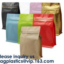 Bio, Eco, Compost, Square Bottom, Flat Bottom, Stand Up, Side Gusset, Zipper Top, With Window, Tear Notches thumbnail-4