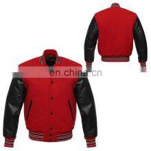 Varsity Jackets Custom Printing Long Sleeve Men's Baseball Jacket Men Plain Blank Varsity Letterman Jackets thumbnail-1