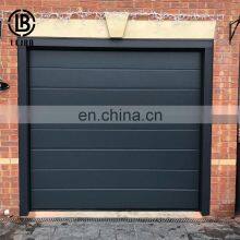 Customized Glass Panel Aluminum Frame Insulated Clear Glass Garage Door