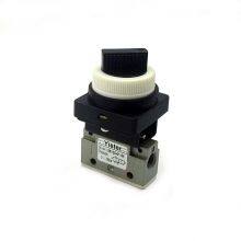 2 Position 3 Way hand Manual Valve Rotary Selector Knob Pneumatic Air Mechanical Valve thumbnail-4
