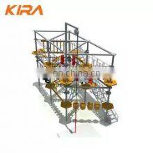 Customized Rope Course Children and Adult Playground Outdoor Equipment Adventure Park thumbnail-4