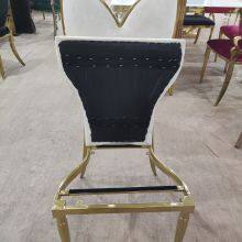 Latest Design Stainless Steel Gold Wedding Event Dining Chair thumbnail-5
