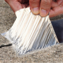 High Temperature Resistance Roofing Roll Self-Adhesive Imperfect Butyl Waterproof Tape for Sheet and Roof Protection thumbnail-4