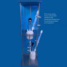 Four-fluorine Double-layer Reaction Kettle With Double-layer Thickening and Support, Customizable Reaction Device, Acid and Alkali Resistant Flask thumbnail-1