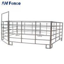 Laser-Cut Welded Oval Rail Cattle Fence Panel for Horse and Sheep Corrals thumbnail-4