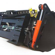 Skid steer loader Anbaugerät hydraulische 4-in-1-Schaufel thumbnail-2