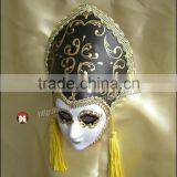 Masquerade Mask Decoration Ceramic Mardi Gras Theatrical Face Masks Wall Hangings Lot of thumbnail-3