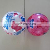 two color printed pvc ball for kids