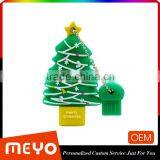 Warehouse Custom Made Christmas Tree Shpe USB Flash Drive Christmas Gift Item thumbnail-2