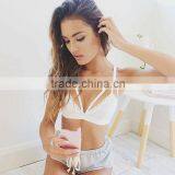 F10335A Girls fashion sexy lace bra solid color lingerie 2016