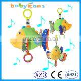 Babyfans Stuffed Cute Musical Fish Toy Educational Baby Toys Baby Rattle thumbnail-1