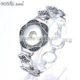 18mm Ginger Snap Button Jewelry Metal Chain Bracelet Fits 18mm Snap Button For Women & Men SZ0113 Fashion 2016