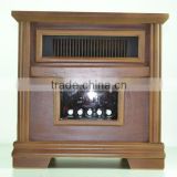Wooden cabinet halogen quartz infrared heater