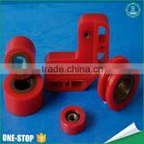 China Low Price High Speed pu Pulley Sheave Rollor v Groove Plastic Pulley Wheel Bearing thumbnail-1