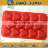 FDA High Quality New Style Food-grade Silicone Ice Cream Mould by Heart Shape thumbnail-2