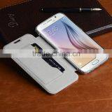 Crystal Cellphone Accessories Leather Wallet Flip Cover for Samsung s6 thumbnail-5