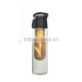 Sport Water Bottle With Fruit Infuser and Carrying Handle,with Locking Flip Top Lid,BPA FREE -23 Oz-made With Tritan Copolyester thumbnail-5