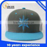 Wholesale 3D Embroidery 6 Panel Snapback Trucker Hat Custom Trucker Hat thumbnail-3