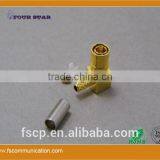SMB Connector Female Crimp Right Angle for FLEX-2 Cable thumbnail-5