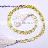 Natural Gem Lemon Quartz Face Tumbling
