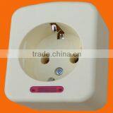 European Style 2 Way Power Extension Socket With Earth With Switch (E5002ES) thumbnail-6
