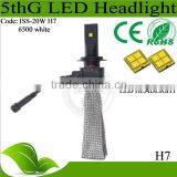 New Items!! 5th g Led Fanless Led Headlight 9004/9007/h13/h7 Front Headlight Front Light thumbnail-5