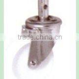 Swivel/Swivel Brake Solid Stem Castors Fitted With Nylon Wheel, Roller Bearing thumbnail-1