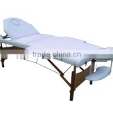 PU / PVC leather round corner multi color folding massage table