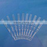 Cheap 4 Inch Eco-friendly Disposable Transparent Plastic Bamboo Design Fruit Forks Bulk Production Quality Choice thumbnail-5