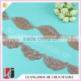 HC-4830-1 Hechun Rhinestone Fashion Beaded Ribbon Trim for Dyeable Cothing thumbnail-5