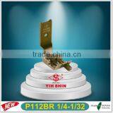 Industrial Sewing Machine Parts Sewing Accessories Brassiere Feet With Guide (Right) Double Needle P112BR 1/4-1/32 Presser Feet thumbnail-1