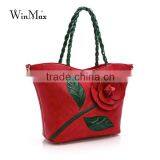 Big Tote Floral Embroidery Sling Bags New Style Ladies Handbags thumbnail-1