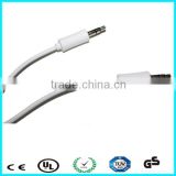 Hot selling male to female aux cable white for speaker