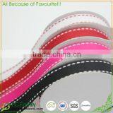 Saddle stitch grosgrain ribbons in cheap price