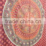 RT-615 Indian Mandala Hand Block Printed Bedspread Printed Cotton Bed Cover Manufacture Exporter and Supplier From Jaipur thumbnail-3