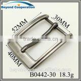 Leval 30mm Gunmetal Brush Pin Buckle Shishi Factory
