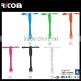 Mini Usb Fan With Customized Led Message for Phone,usb Fan Flexible for Mibile,usb Mini Desk Fan