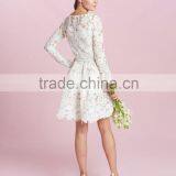 (MY1512) MARRY YOU Long Sleeve Lace Short Dresses to Wear to a Wedding Quality Choice thumbnail-2