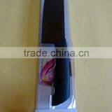 6" Jan-Chef Ceramic Knife Black Blade Ceramic Kitchen Knife, Satin Finish, Black Handle PVC Box thumbnail-2
