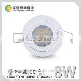 High Quality Aluminum Led Downlight Dimmable 8w 15w Semi Downlight CRI 95 thumbnail-1