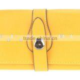 Purse High Quality PU Bright Yellow Wallet thumbnail-1