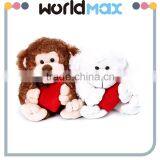 China Made Graceful Heart Monkey Promotional Baby Plush Toy thumbnail-2