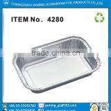foil containers packing for airline meal box aluminium foil airline casserole