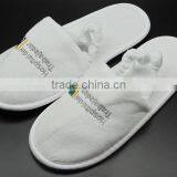 Cost-effective White Hygenic Cotton Hospital Slippers With Anti-slip Sole thumbnail-1