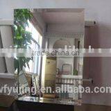 3-6mm Rectangular Beveled Custom Decorative Wall Mirror